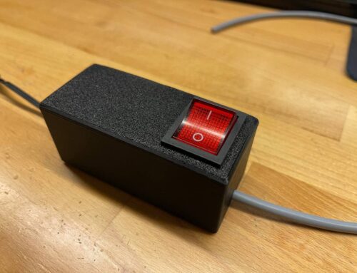 lm2596 3d printed case with KCD4 switch