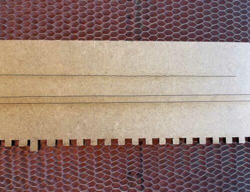 Laser cutter debugging: wobbly or wavy lines